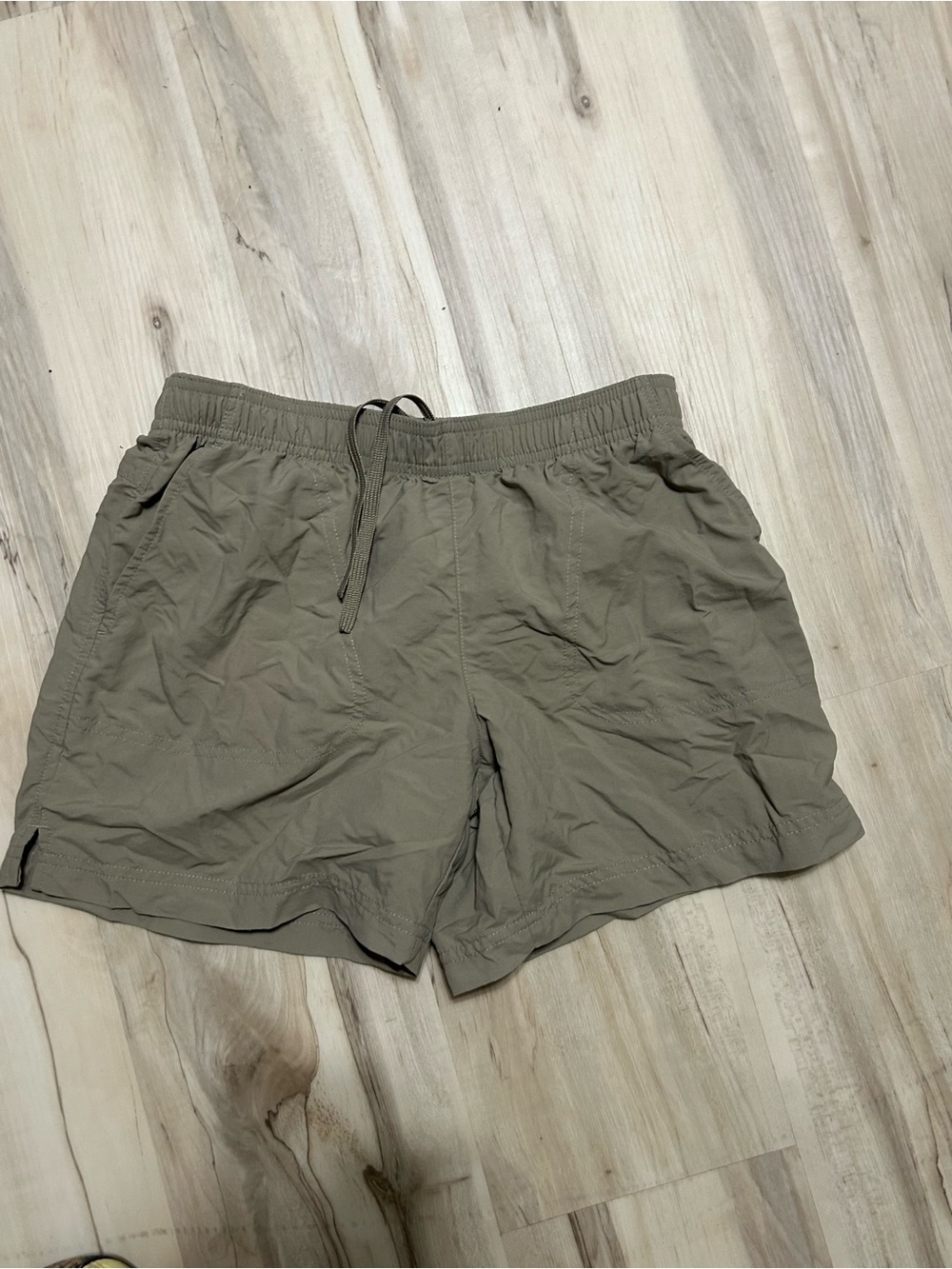 Columbia Olive Green Athletic Drawstring Shorts